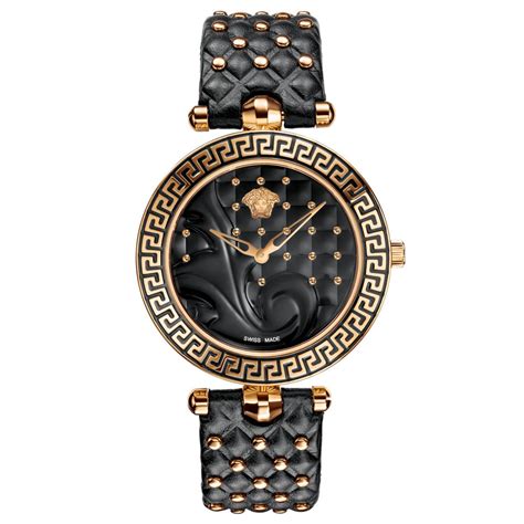 montre versace noir|Montres de luxe femme .